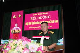 Bồi dưỡng nhận thức về Đảng cho cán bộ, đoàn viên ưu tú